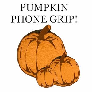 Pumpkin Shaped Phone Grip / Stand‎